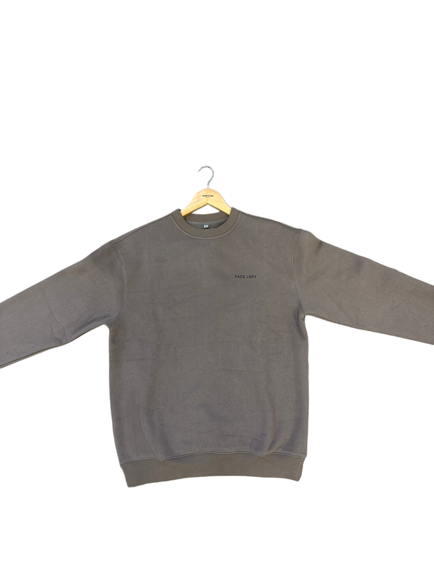 Face Loft Sweatshirt- Taupe brown