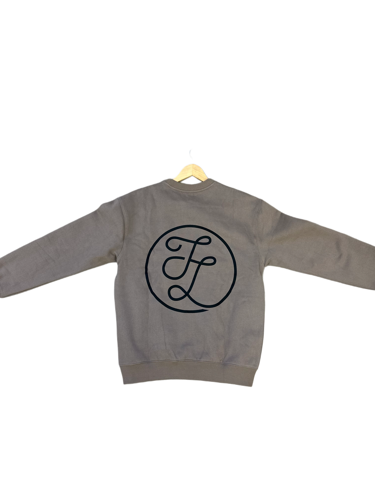 Face Loft Sweatshirt- Taupe brown